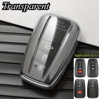 Funda de Lujo para Llaves de Toyota, Llavero de TPU Suave Resistente a Arañazos, Protector de Llaves para RAV4, Highlander, Corolla, Prius, Camry