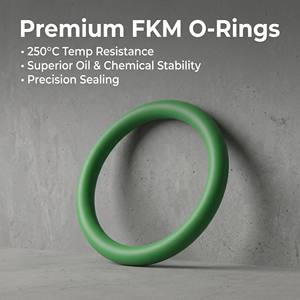 Junta Tórica de Caucho Fluorado FKM Resistente a Altas Temperaturas, Resistente al Aceite/Ácido/Químicos, para Maquinaria Hidráulica Automotriz, Marca <span class=keywords><strong>JFS</strong></span> - Product Image 1