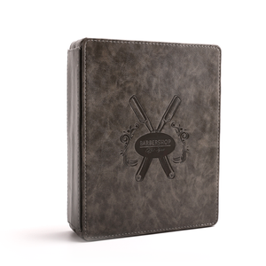 Étui en cuir pour <span class=keywords><strong>ciseaux</strong></span> <span class=keywords><strong>et</strong></span> peignes de coupe de cheveux, accessoires de voyage pour barbier ou soins personnels, offre spéciale - Product Image 4