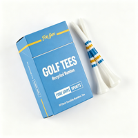 Boîte à cigarettes incassable en métal, sacs en plastique pour tee de golf magnétique vert, machine à fabriquer des tees de golf, emballage personnalisé pour chapeaux