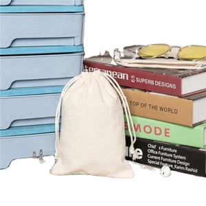 ถุงผ้ามัสลินแบบมีเชือกผูกสำหรับกรองสมุนไพรและชงกาแฟ ผ้าฝ้ายธรรมชาติและถุงใส่เครื่องเทศ - Product Image 4