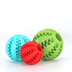 Fabricante de animais de estimação bola mágica rolante brinquedo interativo para cães alimentador lento mastigar brinquedos para cães de estimação dispensador de tratamento