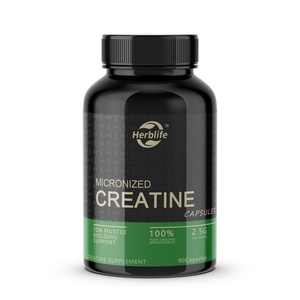 Cápsulas de Monohidrato de Creatina Micronizada para Apoyo al Desarrollo Muscular, Apto para Dieta Keto, 2500 mg, 90 Cápsulas - Product Image 1
