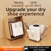 Sèche-chaussures et déshumidificateur à 6 broches avec fonction désodorisante Minuterie numérique et séchage rapide pour bottes et baskets
