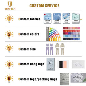 Nuevas medias de Fitness de dos piezas, conjunto de <span class=keywords><strong>mallas</strong></span> de entrenamiento de levantamiento de glúteos personalizadas transpirables, Top corto <span class=keywords><strong>para</strong></span> mujer, Sujetador deportivo, conjunto de Yoga <span class=keywords><strong>para</strong></span> mujer - Product Image 3