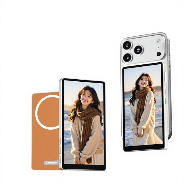 5-Inch KingMa PH06 UltraMagnetic Phone Selfie Monitor with Touch Control for Smartphone Rear Camera Vlogging & Live Streaming