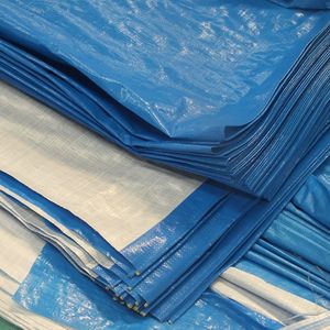 सबसे अच्छा बेच पीई तिरपाल निविड़ अंधकार छत कवर अंधकार ट्रक तिरपाल - Product Image 3