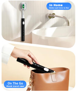 Juego de regalo para el cuidado dental, blanqueamiento, Limpieza Profunda, cepillo de dientes eléctrico de viaje sónico personalizado - Product Image 5