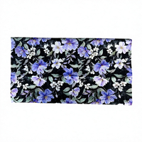 Tissu imprimé 100 % coton sélectionné à la main, motifs floraux vibrants pour la couture DIY, la confection de quilts, fournitures textiles de haute qualité