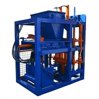 Entièrement automatique comprimé terre brique faisant la machine ly4-10 qt4-10 ghana prix liste de briques d'argile machines