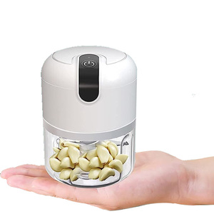 เครื่องบดกระเทียมไฟฟ้า เครื่องบดสับหัวหอม เครื่องปั่นผักไร้สาย - Product Image 1