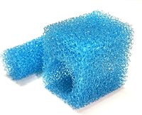Éponge haute densité filtre coton noir trou ouvert réduction du bruit prévention de la poussière d'air mousse coton