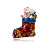 XILIANGFEIZI Nouvelle Broche en Alliage Arbre de Noël, Accessoire pour Manteau et Pull, Épingle de Corsage pour Fêtes, Mariages, Fiançailles