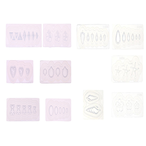 3D talla de molde de piedra de diamante molde de silicona arco uñas decoración Herramienta 11 patrones manicura decoración de Arte de uñas - Product Image 2