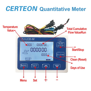 Katup kontrol cairan LCD elektromagnetik 1/2 inci dengan sakelar Paket <span class=keywords><strong>flow</strong></span> meter digital - Product Image 6