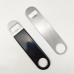 Stainless Steel <b>Bottle</b> Opener Flat Design 8cm 12cm 18cm With <b>Plastic</b> Handle For Beer Soda Bar Use - Product Image 1