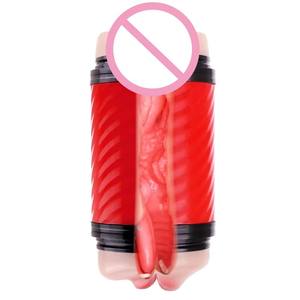 Yetişkin gerçekçi elektrikli erkek mastürbasyon kupası eller serbest seks aracı Oral vibratör seks oyuncakları Masturbator - Product Image 6