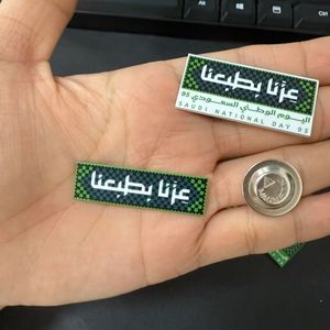 Оптовая продажа, металлические штифты на заказ, позолоченные металлические штифты из нержавеющей стали, промышленный дизайн, Саудовская Аравия, Национальный день, соединительный штифт - Product Image 4