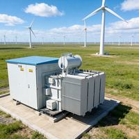 Transformateur de raccordement au réseau pour éolienne 35kV 1000kVA 2500kVA 5000kVA 12500kVA, type sec intérieur, haute efficacité, pour stockage d'énergie
