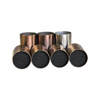 Support catalytique en céramique en nid d'abeille en cordiérite pour purificateur de gaz d'échappement de moto, convertisseurs catalytiques à 200 cellules