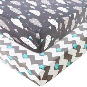 130 × 70センチメートルFor Newborns Cotton Soft Crib Bed Sheet For Children Mattress Cover Protector Baby Fitted Sheet