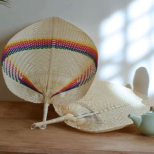 พัดมือถักลายสวย ขายดี พร้อมลวดลายปรับแต่งได้ งานฝีมือไม้ไผ่ทำมือ - Product Image 4