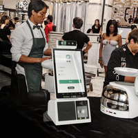Certificado CE 10,1 pulgadas All-in-One Desktop Self-Order Restaurante Quiosco Intel Core I7 Android OS Full HD Pantalla táctil Código de barras