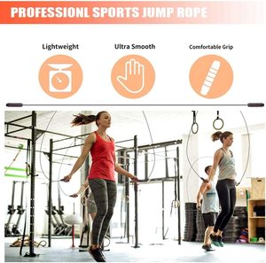 Macyo Logo personnalisé roulement <span class=keywords><strong>corde</strong></span> à <span class=keywords><strong>sauter</strong></span> <span class=keywords><strong>corde</strong></span> à <span class=keywords><strong>sauter</strong></span> lourde lestée en PVC pour le fitness - Product Image 4