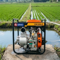 Moteur diesel monocylindre haute performance, 4 temps, refroidi par air, à châssis ouvert, 50 Hz, pour pompage d'eau