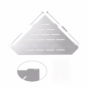 Estante de almacenamiento de acero inoxidable 304 para baño, estante de almacenamiento de una sola capa con forma de trípode, estante de almacenamiento para artículos de baño. - Product Image 5