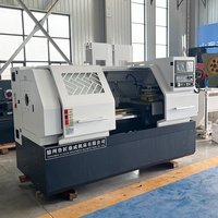 Tour CNC horizontal CK6140 directement de l'usine, entièrement automatique, pour le tournage de métaux, destiné à la fabrication d'arbres et de disques