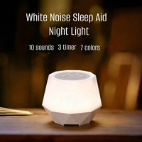 Produk Kesehatan Pintar Perangkat Bantuan Tidur White Noise dengan Lampu Malam 10 Suara Menenangkan Pencahayaan Warna-warni Pengatur Waktu Otomatis
