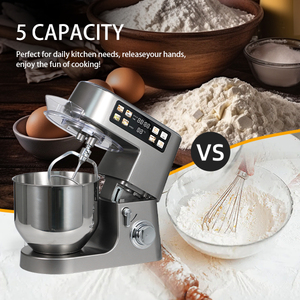 Batidora de Pedestal Cheftronic A03P 8L 2100W, Amasadora Planetaria para Pasteles y Alimentos, Electrodoméstico Pequeño para Cocina, Programa Automático, 8L - Product Image 4