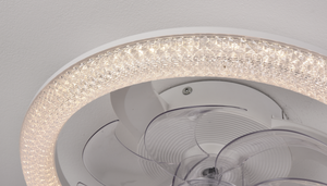 Modern LED <b>Ceiling</b> <b>Fan</b> with 5 Blades Plastic Construction DC Motor <b>Remote</b> <b>Control</b> Energy Saving for Residential Use - Product Image 4