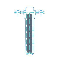 Kit de boîtier de filtre à eau à 3 étages de 10 pouces pour personnes âgées, moyen, 3/4 po NPT pour la préfiltration de l'eau potable domestique