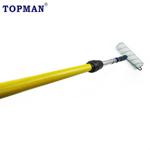 TOPMAN poste de extensión de aluminio de fibra de vidrio de 3 <span class=keywords><strong>metros</strong></span> y 2 secciones para rodillo de pintura y limpieza - Product Image 5