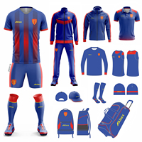 Grosir Pabrik Jersey Sepak Bola Pria Cepat Kering Bahan Spandex/Polyester Dapat Disesuaikan Nomor dan Nama Tim Melalui Transfer Termal Olahraga