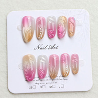 Ongles à presser Tacana, 10 pièces, courts, forme amande, motif Dragon, qualité supérieure européenne, vente en gros, nouvelle arrivée, promotion, capsules d'ongles à couverture complète