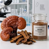 Poudre de Reishi Sauvage Naturelle Lyophilisée LP-22 pour le Soutien Immunitaire, Extrait Pur de Ganoderma Sauvage Premium 100% Brut