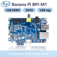 Banana Pi BPI-M1 Allwinner A20, 1 GB de Memoria DDR3, Placa con Sistema Operativo Android Linux, Salida de Audio, Electrónica Inteligente de Código Abierto, Placa de un Solo Circuito