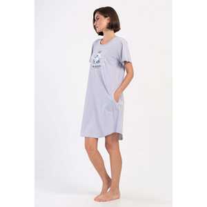 เสื้อคลุมแขนสั้นคอกลมทรงโอเวอร์ไซส์ XXL สำหรับผู้หญิง ดีไซน์ลำลองมีกระเป๋าทรงรี ผ้าบางเบา เหมาะสำหรับใส่ไปเที่ยวคลับ - Product Image 2