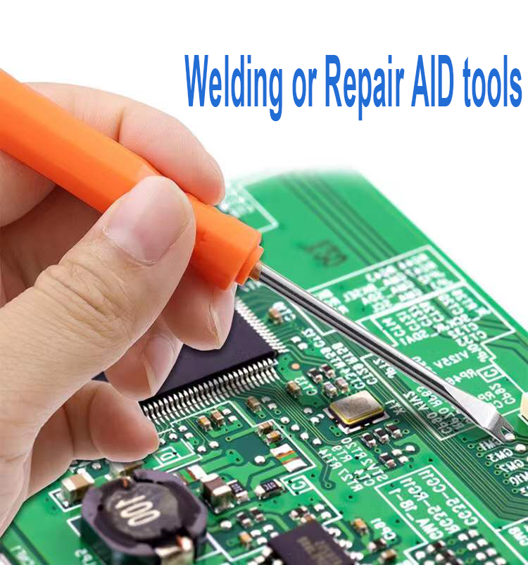 High Quality 6 in 1 Desoldering Aid Tools Set PCB Board Soldering or Repair assistive Auxiliary welding
