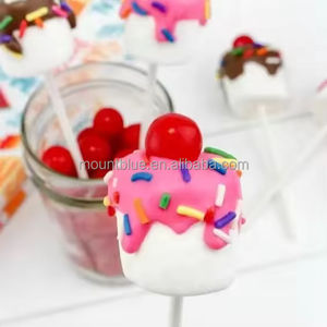 <span class=keywords><strong>Marshmallow</strong></span> Pops Decorados com Sabor de Leite Doce e Frutas Frescas da Marca MBS em Caixa pelo Melhor Preço MOQ 500ctns - Product Image 1