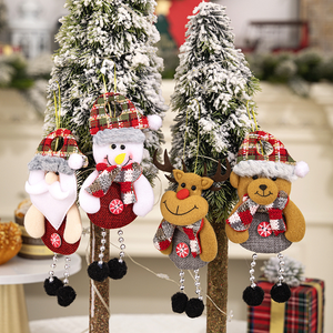 Beautiful <b>Vintage</b> Cloth <b>Doll</b> Christmas Ornaments Hanging Decorations Fashionable Christmas Gift Home Decor Luxury - Product Image 4