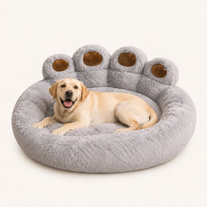 Pet Dog Bed for All Seasons Paw <b>Plush</b> Warm <b>Cat</b> Bed Comfortable for Small Large Dog Bed Design Dog Products - Product Image 5