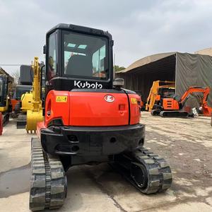 Pelle hydraulique d'occasion Kubota 163 Kx163 Kx163-5 de 6 tonnes en bon état avec chenilles en caoutchouc à vendre - Product Image 2