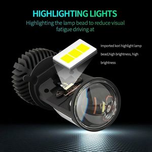 Máy Chiếu Siêu Sáng Đèn Xe Hơi Mini Y6 16000Lm Led H4, Ống Kính Led H4 Đèn Pha Led H4 Không Quạt Canbus 360 Độ Để Chiếu Sáng Ô Tô - Product Image 4