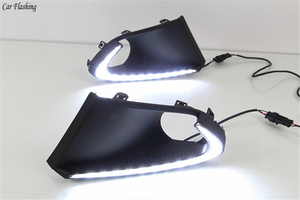 2 Piezas de Faros Antiniebla LED con Lente, 3 <span class=keywords><strong>Colores</strong></span>, Ojos de Ángel, Luces de Circulación Diurna DRL con Intermitentes para <span class=keywords><strong>Suzuki</strong></span> <span class=keywords><strong>Baleno</strong></span> 2016-2019 - Product Image 5