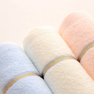 Pure Cotton Face Towels 33x73cm No Shedding For Home Use Rectangular Towels And Facial Cleansing Towels - Product Image 1