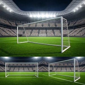 Porterías de Fútbol Profesionales Independientes de Aluminio, Postes de Fútbol de Tamaño Completo, Equipo de Fútbol para Entrenamiento y Competición <span class=keywords><strong>LYM</strong></span> - Product Image 1